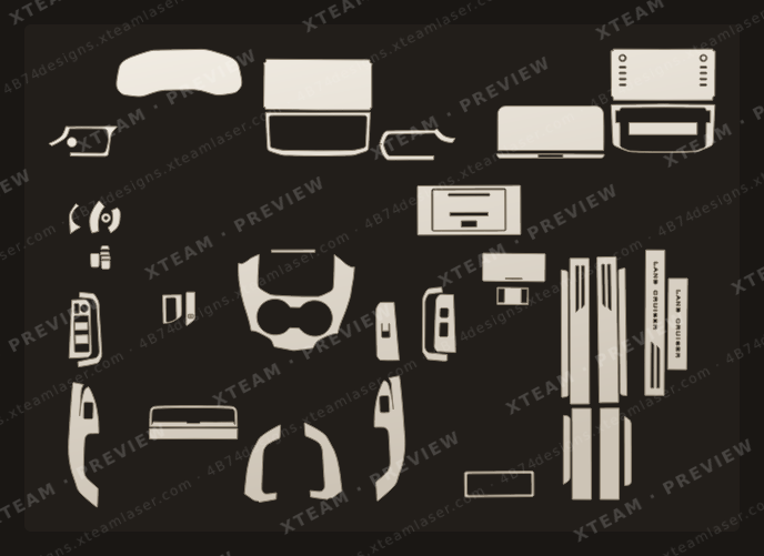 Toyota Land Cruiser — Toyota Land Cruiser - Car Interior T 2022