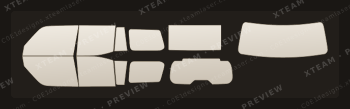 Toyota Prado — Toyota Prado - Window Film T 2024