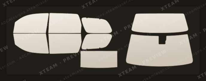Toyota 세콰이어 (Sequoia) — Toyota Sequoia - Window Film T SUV 2008