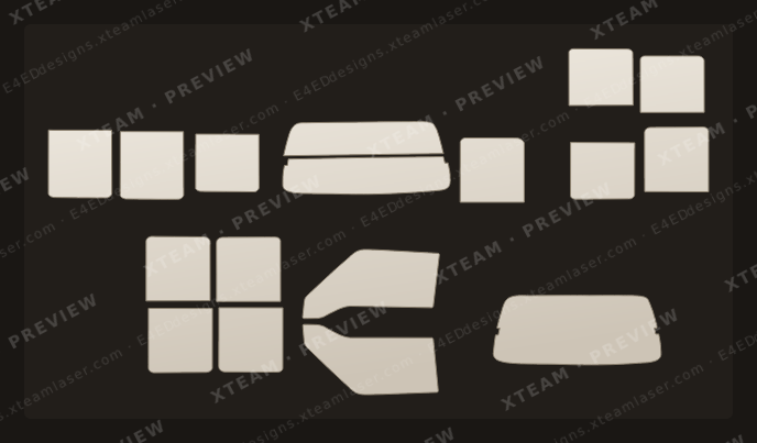 Trucks Or Bus 현대 (Hyundai) — Trucks Or Bus 현대 (Hyundai) - KOR (국산차)Window Film T 트럭 버스( ) 그레이스 NEW 15P Grace NEW 15P 1997 2004