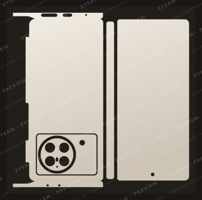 Vivo X Fold — Vivo X Fold - X SKIN B2 WITH OUTSIDE SCREEN (2)