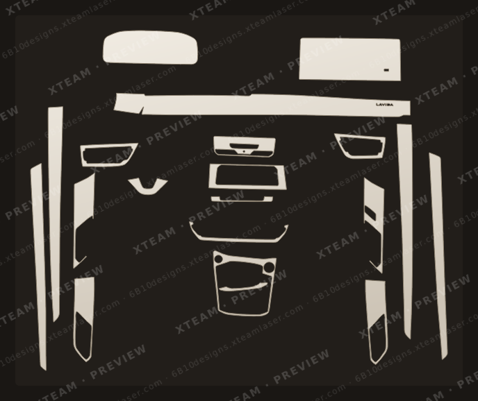 Volkswagen Lavida — Volkswagen Lavida - Car Interior V 2022
