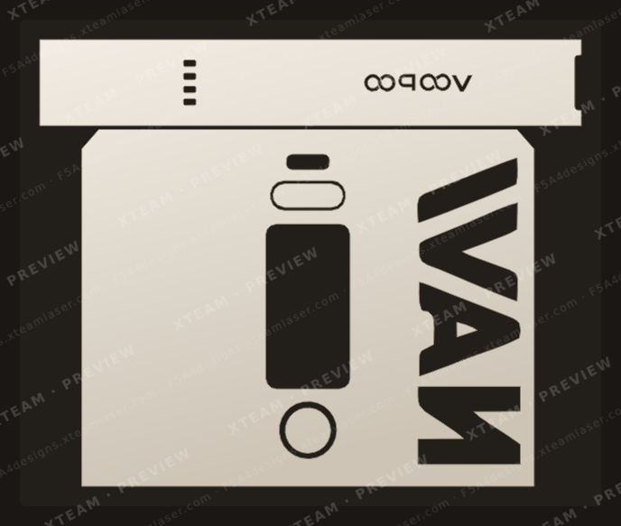 Voopoo NAVI 40W Pod Mod Kit — Voopoo NAVI 40W Pod Mod Kit - SKIN WITH LOGO (3)